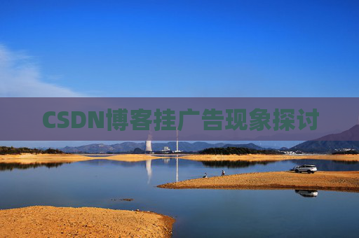 CSDN博客挂广告现象探讨